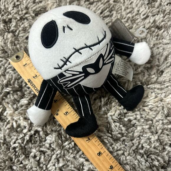 Nightmare Before Christmas Disney Plush Dog Toy Jack Skellington Squeaker - Picture 6 of 6